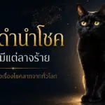 แมวดำนำโชค ไม่ได้มีแต่ลางร้าย เปิดความเชื่อเรื่องโชคลาภจากทั่วโลก