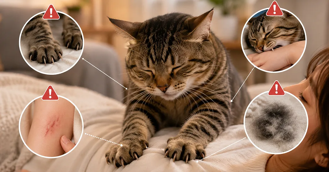 ทำไมแมวชอบนวด cat